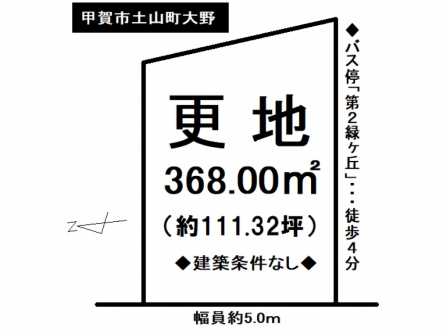 土地 - 滋賀県甲賀市土山町大野