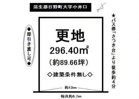 土地 - 滋賀県蒲生郡日野町大字小井口