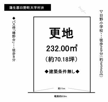 土地 - 滋賀県蒲生郡日野町大字村井