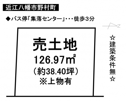 土地 - 滋賀県近江八幡市野村町