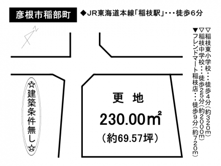 土地 - 滋賀県彦根市稲部町