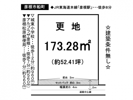 土地 - 滋賀県彦根市船町