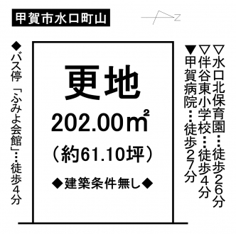 土地 - 滋賀県甲賀市水口町山