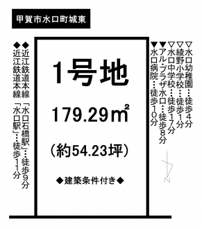 土地 - 滋賀県甲賀市水口町城東