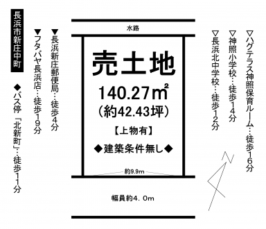 土地 - 滋賀県長浜市新庄中町