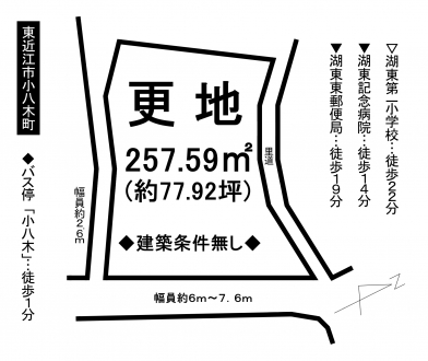 土地 - 滋賀県東近江市小八木町
