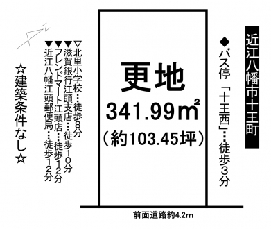 土地 - 滋賀県近江八幡市十王町