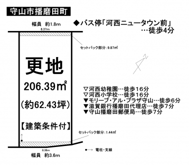 土地 - 滋賀県守山市播磨田町