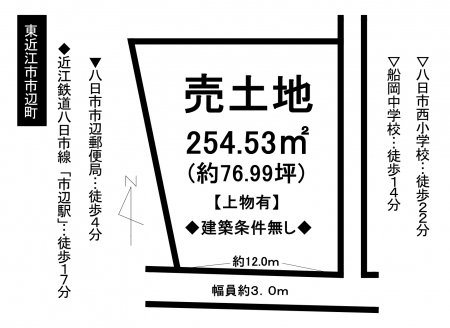土地 - 滋賀県東近江市市辺町