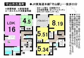 【守山市　新築戸建て情報】