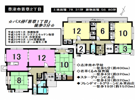 【草津市　中古戸建情報】