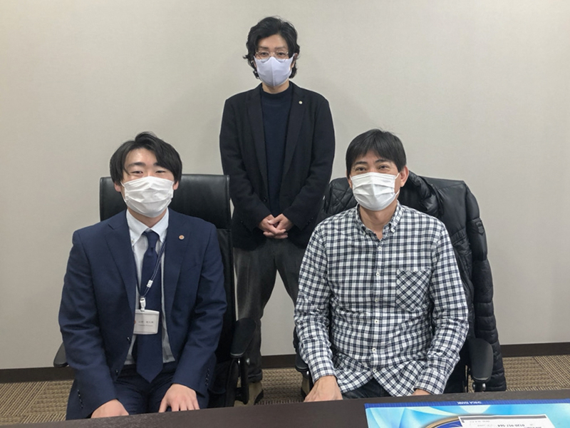 感動的なお手伝いをさせて頂きました